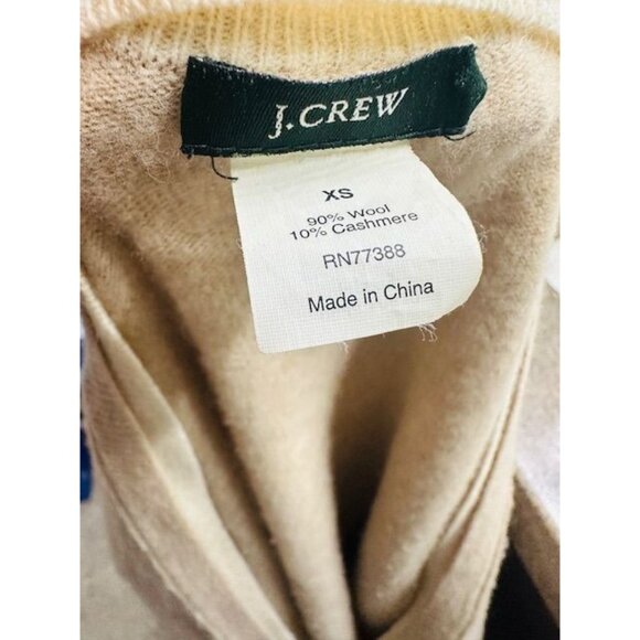 J.Crew Women Wool-Cashmere Button-Up, Flattering V-Neckline Cardigan Sweater XS - Picture 7 of 7